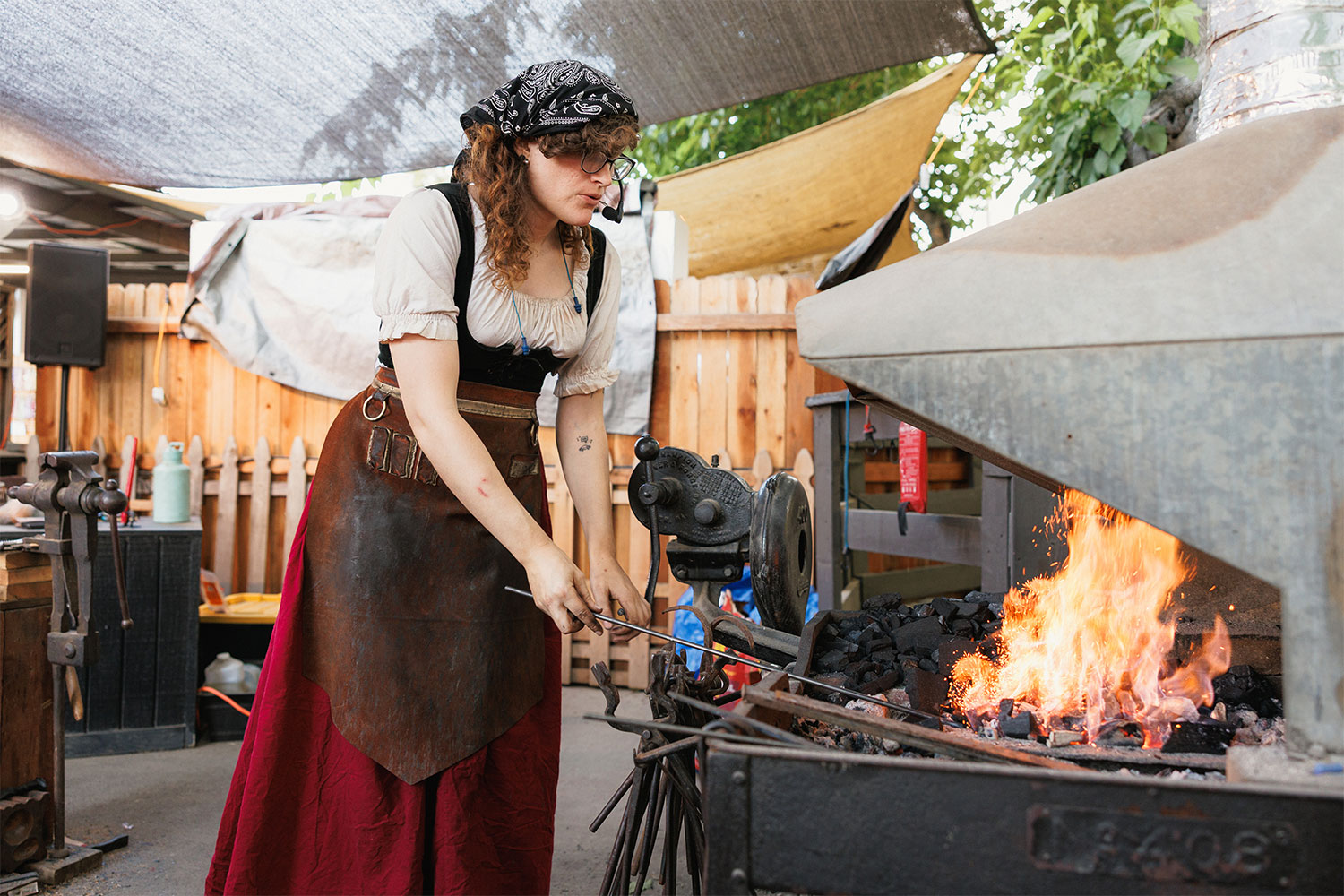 Read more about the article Blacksmith Demonstrations